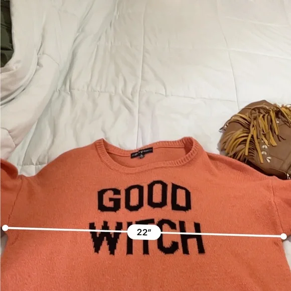 🧡 State of Mine “Good Witch” Sweater | XL Cozy Fall Halloween Pullover - Picture 9 of 10